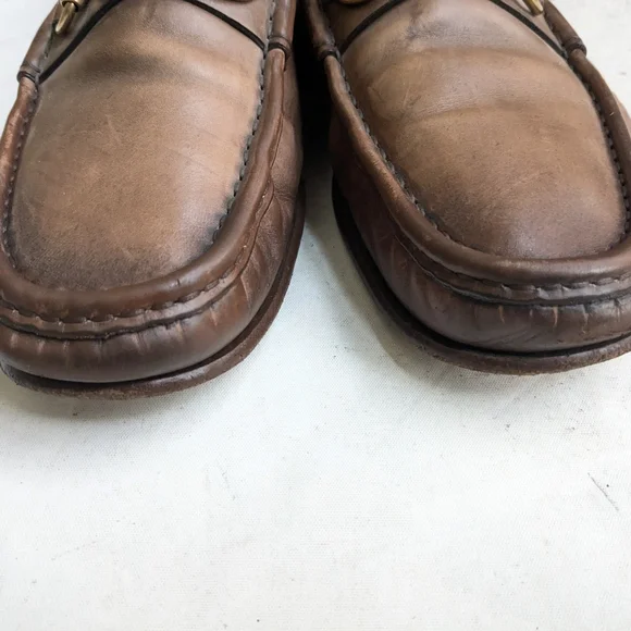 Gucci Horsebit Loafers Brown Men 10.5 Leather - Picture 2 of 16